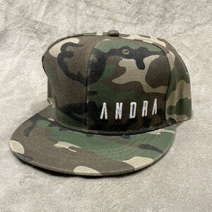 *NEW* Snapback Hat - ANDRA camo print